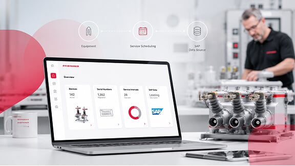 A customer service portal with SAP as the single source of truth for maintenance cycles